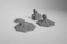 5010 RocketBunker V2 / Wargaming 28mm Compatible 3D Printer Model