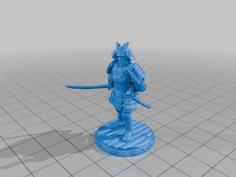 Human Samurai Mini 3D Printer Model