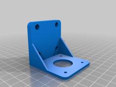 Twin Extruder Mounting Brackets For Ender 3 3D Printer Model