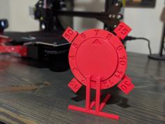 Inverted Clock 3D Printer Model