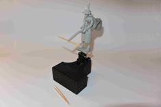 Witch Halloween Toothpick Dispenser 3D Printer Model