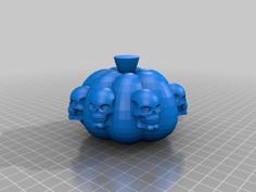 Skull Pumpkin 3D Printer Model