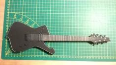 Ibanez Iceman Mini Guitar Model 3D Printer Model