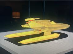 Star Trek Sensor Gunboat 3D Printer Model