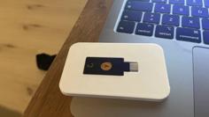 Yubico Yubikey 5c (type-c) Credit Card Carrier With Hole 3D Printer Model