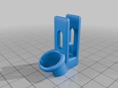 Condensate Hose Holder For Slop Sink 3D Printer Model