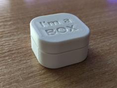 Simple Small Box With Cover 3D Printer Model