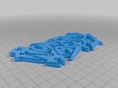 Municipal Waste Logo 3D Printer Model