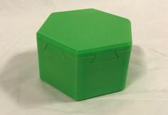 Hexagonal Impossible Dovetail Box 3D Printer Model