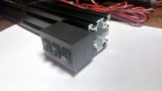 2040 V PROFILE, 3 MODEL SWITCH BOX 3D Printer Model