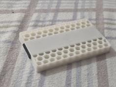 Minimalist Honeycomb Patern Lightweight Wallet 3D Printer Model