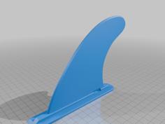 SUP Fin (Small) 3D Printer Model