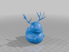 Reindeer Duck 3D Printer Model