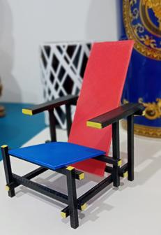 Rood-blauwe Stoel – Sedia Rossa E Blu Rietveld 3D Printer Model