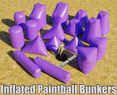 Inflated Paintball Bunkers For Tabletop Gaming 3D Printer Model