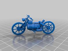 Wild West Motorbike – Steampunk 3D Printer Model