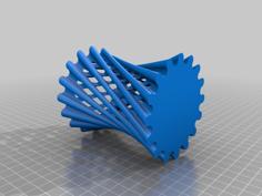 Gear Inspired Vase 3D Printer Model