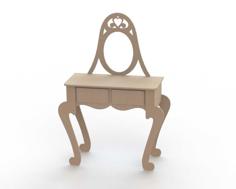 Laser Cut Decorative Dressing Table