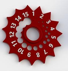 Rounding Gauge 3D Printer Model