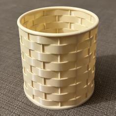 Circular Woven Basket 3D Printer Model