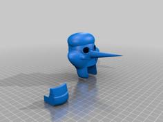 Spamton Helmet (With Moving Jaw) 3D Printer Model