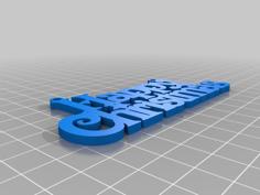 Happy Christmas Ornament 3D Printer Model