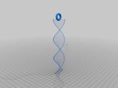 DNA Ornament 3D Printer Model