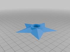 Starmie Fidget Spinner 3D Printer Model