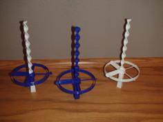 Small Whirly Copter With A Spiral Spinner Stick 3D Printer Model