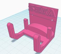 SEGA Controller Holder 3D Printer Model