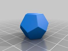 Platonic Polyhedra 1: Dodecahedron & Parts Thereof 3D Printer Model