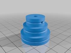 Three Level Pulley 3D Printer Model