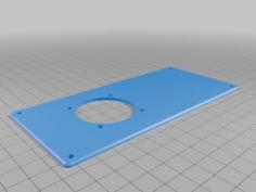 MPSM 40mm Fan Mount Display Replacement 3D Printer Model