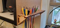 Laser Cut Eurorack Patch Cord Organizer