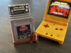 R2-D2 GameBoy Cartridge Stand 3D Printer Model