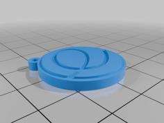 Elementary OS Keychain 3D Printer Model