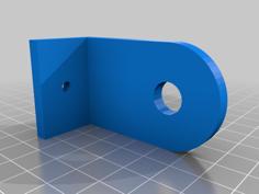 Roller Blind Brackets, Round And Square Holes 3D Printer Model