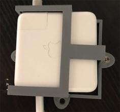 Macbook 60 Watt Under Desk Mount. 3D Printer Model