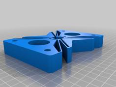 “Satellite Flexure Mount” Based On KingsOfCNC Video 3D Printer Model