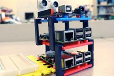 Stacking Clip For Raspberry Pi, Arduino, Breadboards, And More 3D Printer Model