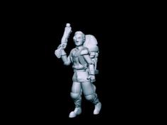 Hale, Inquisitive Artificer (32mm) 3D Printer Model