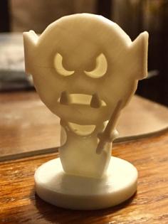 Simple Mini D&D Orc With Sword 3D Printer Model