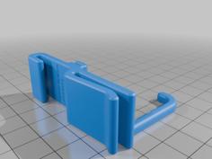 Hook With Price Tag Holder For Daiso Wire Racks 3D Printer Model