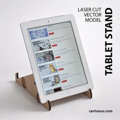 Laser Cut Tablet Stand