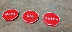 Buffet Labels 3D Printer Model