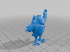 Friendly Parakeet 3D Printer Model