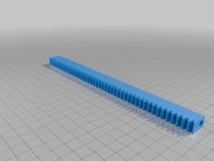 Rack And Pinion Mechanism 3D Printer Model