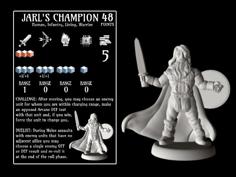 Jarl’s Champion (18mm Scale) 3D Printer Model