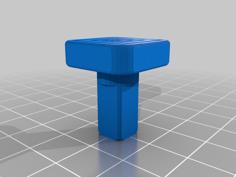 (3D Slash) Frag_plug_square 3D Printer Model