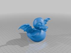 Halloween Decoration Pumpkin, Vampire Duck 3D Printer Model